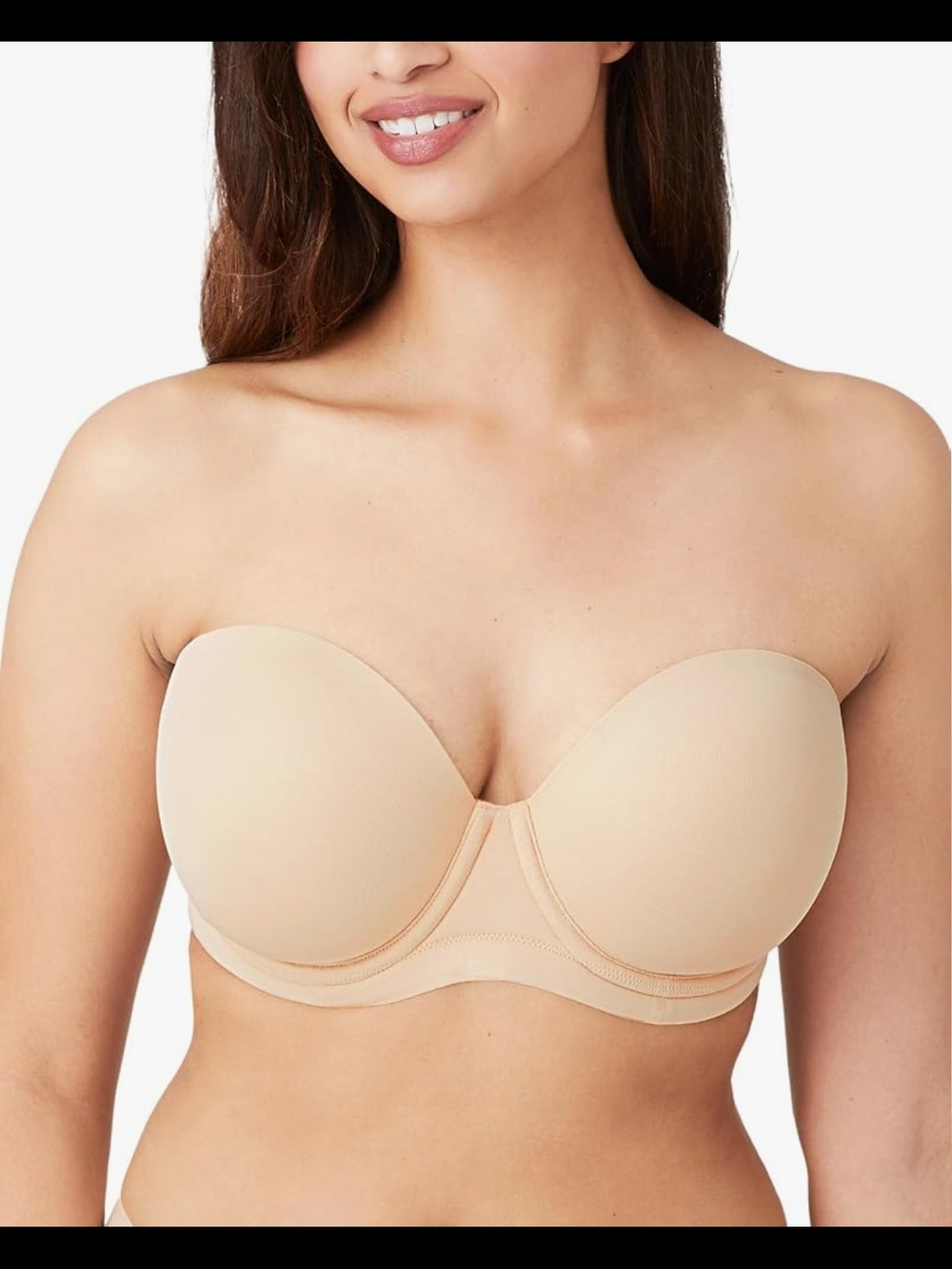 Wacoal Red Carpet Strapless Nude Smooth Support Bra